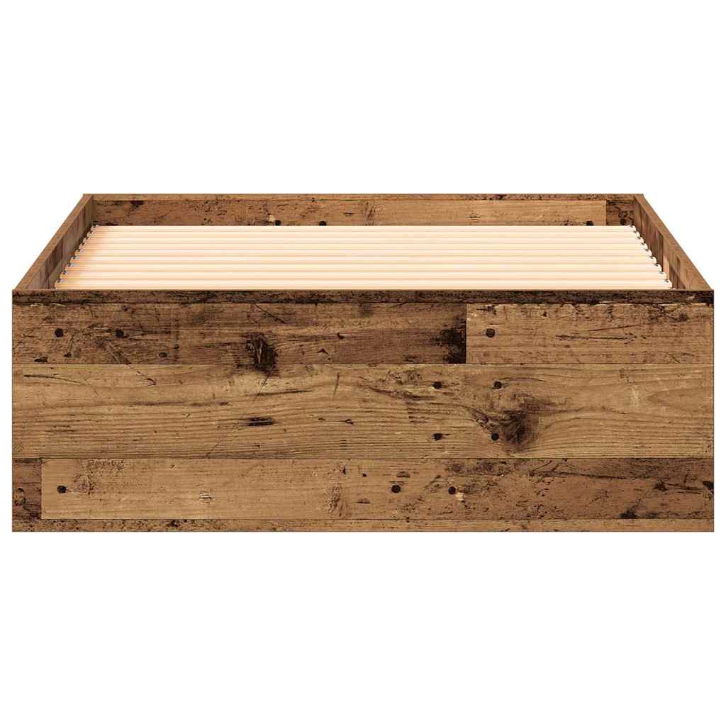 Estructura de cama con cajón Madera Vieja 100 x 200 cm
