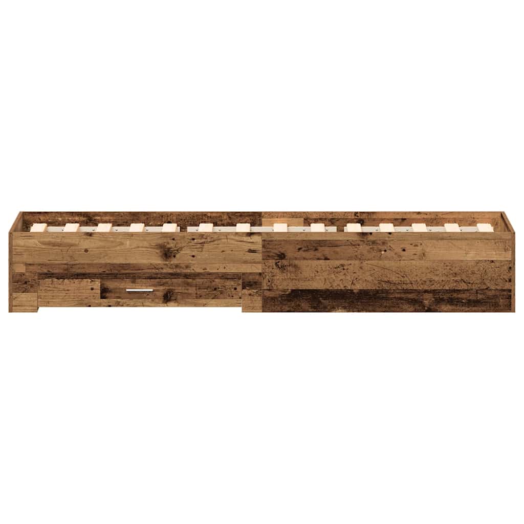 Estructura de cama con cajón Madera Vieja 100 x 200 cm