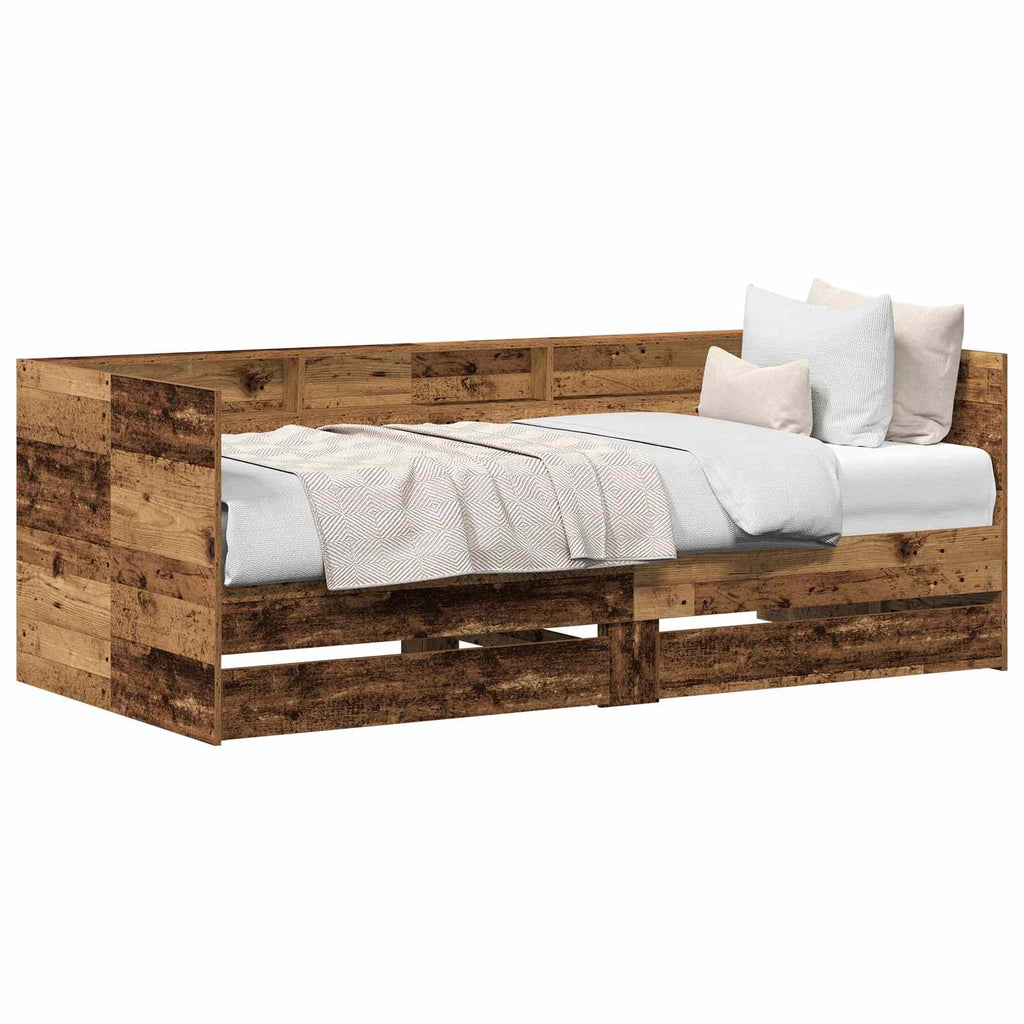 Cama de día Madera Vieja 100 x 200 cm Madera contrachapada