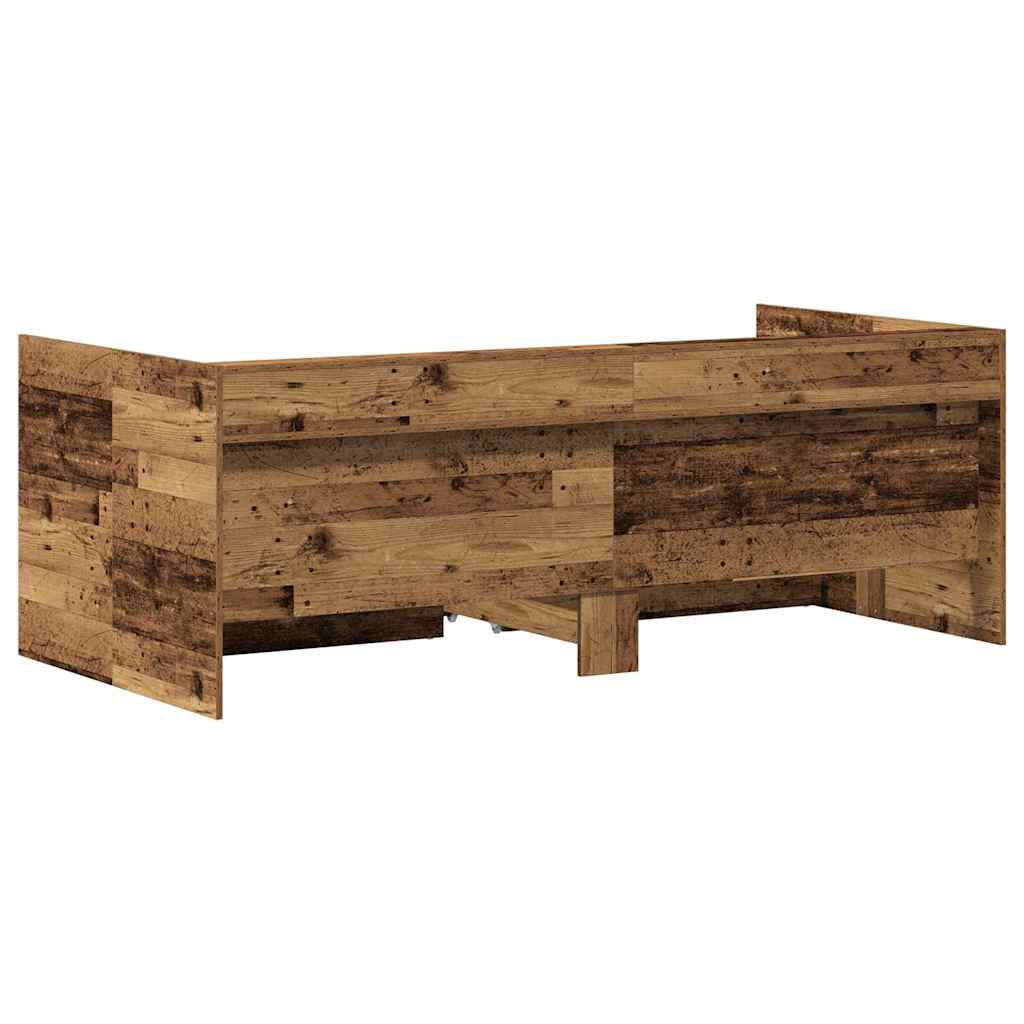 Cama de día Madera Vieja 100 x 200 cm Madera contrachapada