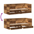 Cama de día Madera Vieja 100 x 200 cm Madera contrachapada