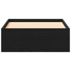 Estructura de cama Roble Negro 90 x 200 cm Madera contrachapada