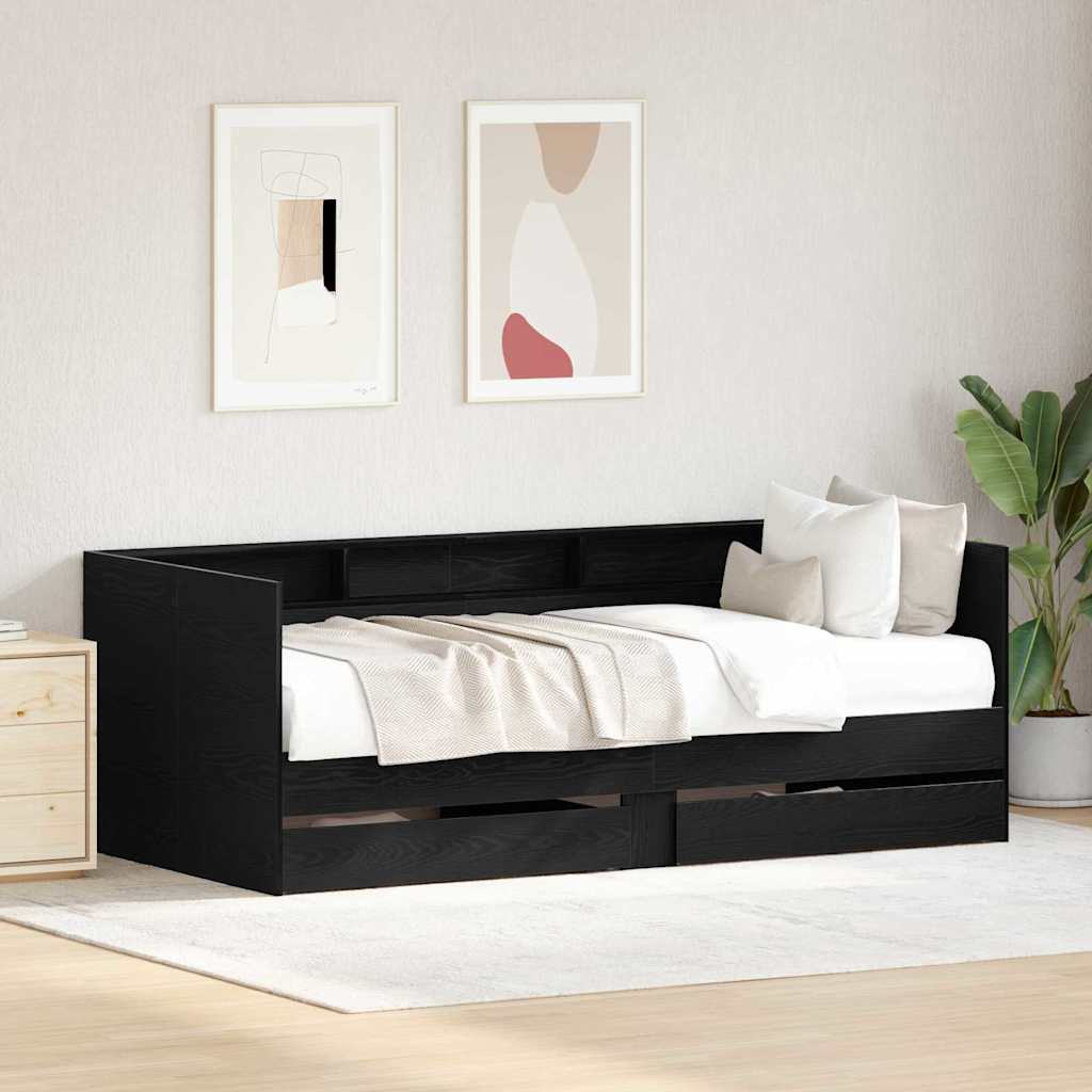 Cama de Dia Madeira Velha 100 x 200 cm contraplacado