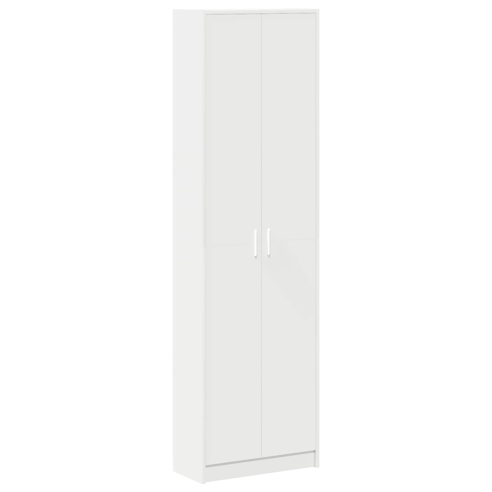Cabinet with shelf 55 x 25 x 189 cm Engineered wood