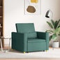 Blue Single Fold-Out Sofa Bed 90 x 165 x 87 cm fabric