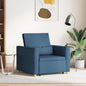 Blue Single Fold-Out Sofa Bed 90 x 165 x 87 cm fabric