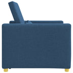Cama Sofá Desplegable Individual Azul 90 x 165 x 87 cm tela