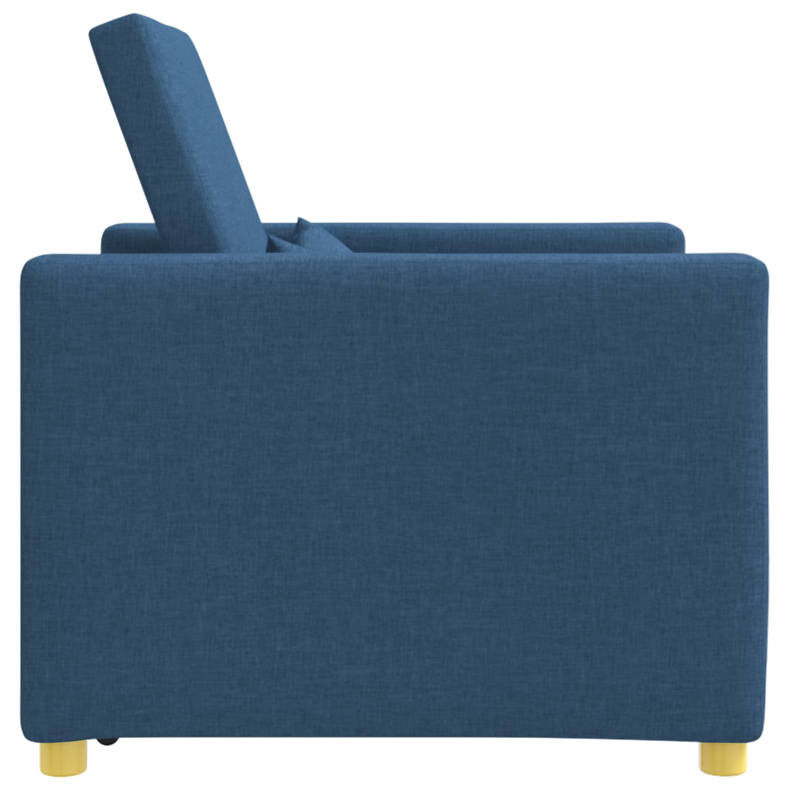 Cama Sofá Desplegable Individual Azul 90 x 165 x 87 cm tela