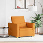 Blue Single Fold-Out Sofa Bed 90 x 165 x 87 cm fabric
