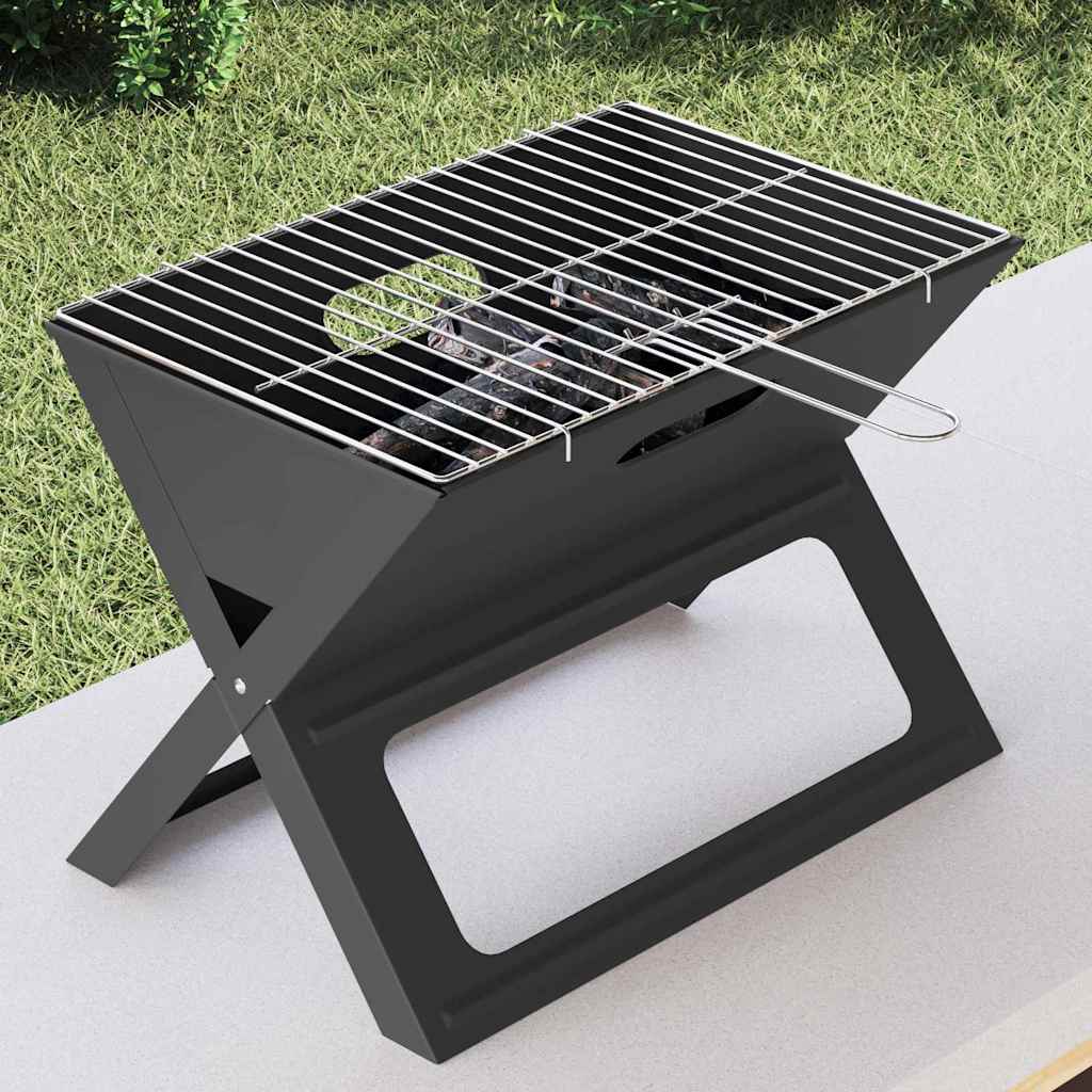 Parrilla al aire libre Negro 46 x 31 x 31 cm Acero