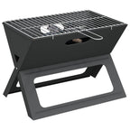 Parrilla al aire libre Negro 46 x 31 x 31 cm Acero