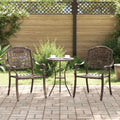 Silla de Jardín 2 pcs 55 x 56,5 x 91cm Aluminio
