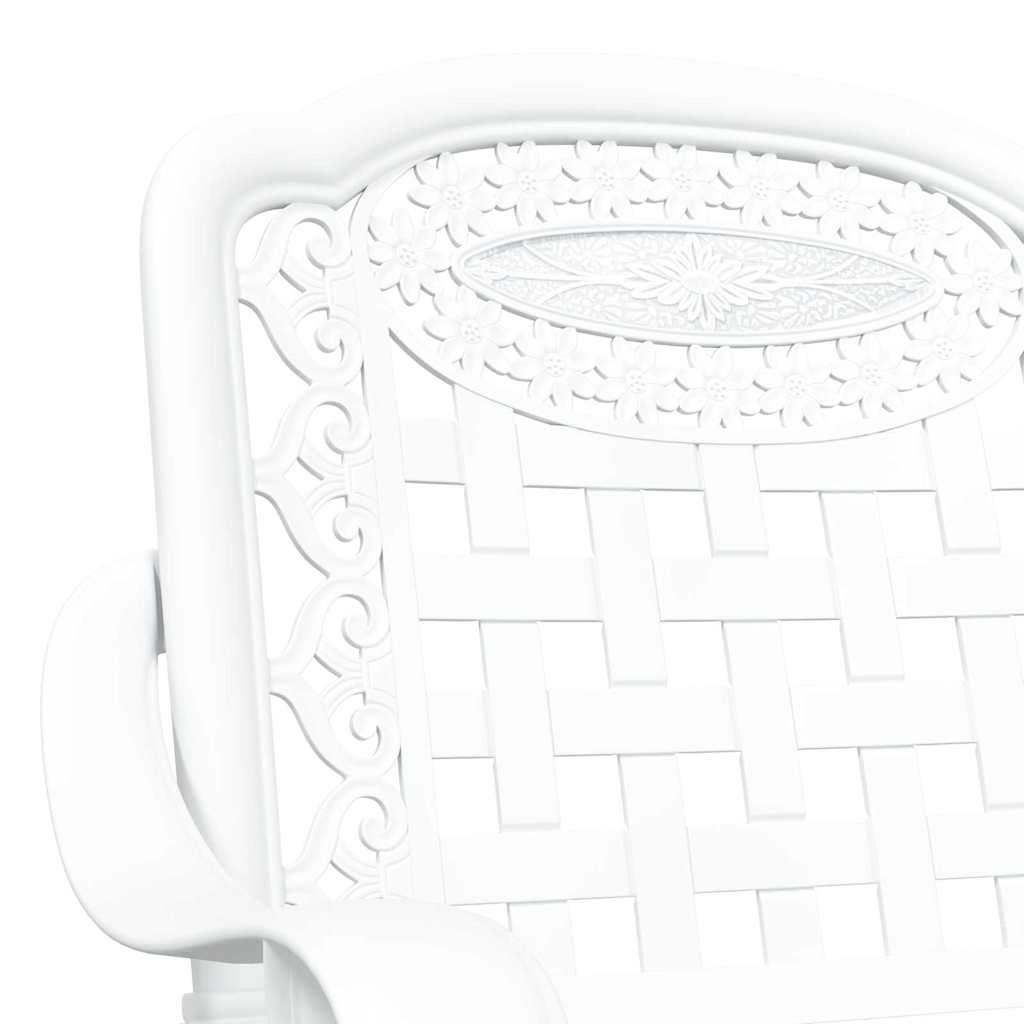 Silla de Jardín 2 pcs 55 x 56,5 x 91cm Aluminio