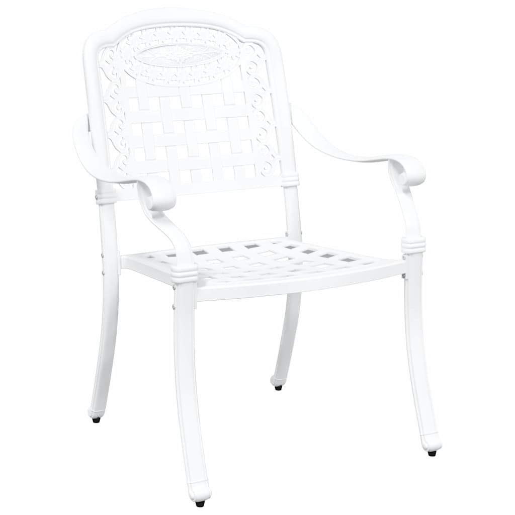 Silla de Jardín 2 pcs 55 x 56,5 x 91cm Aluminio