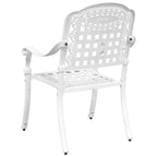 Silla de Jardín 2 pcs 55 x 56,5 x 91cm Aluminio