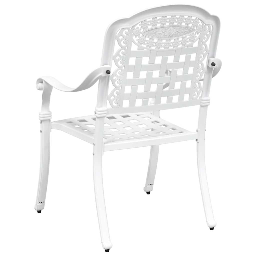 Silla de Jardín 2 pcs 55 x 56,5 x 91cm Aluminio