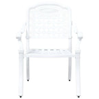 Silla de Jardín 2 pcs 55 x 56,5 x 91cm Aluminio