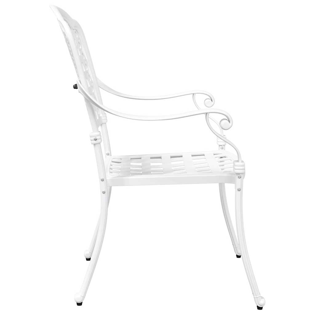 Silla de Jardín 2 pcs 55 x 56,5 x 91cm Aluminio