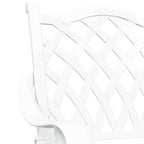 Silla de Jardín 2 pcs 56 x 55 x 92.5cm Aluminio