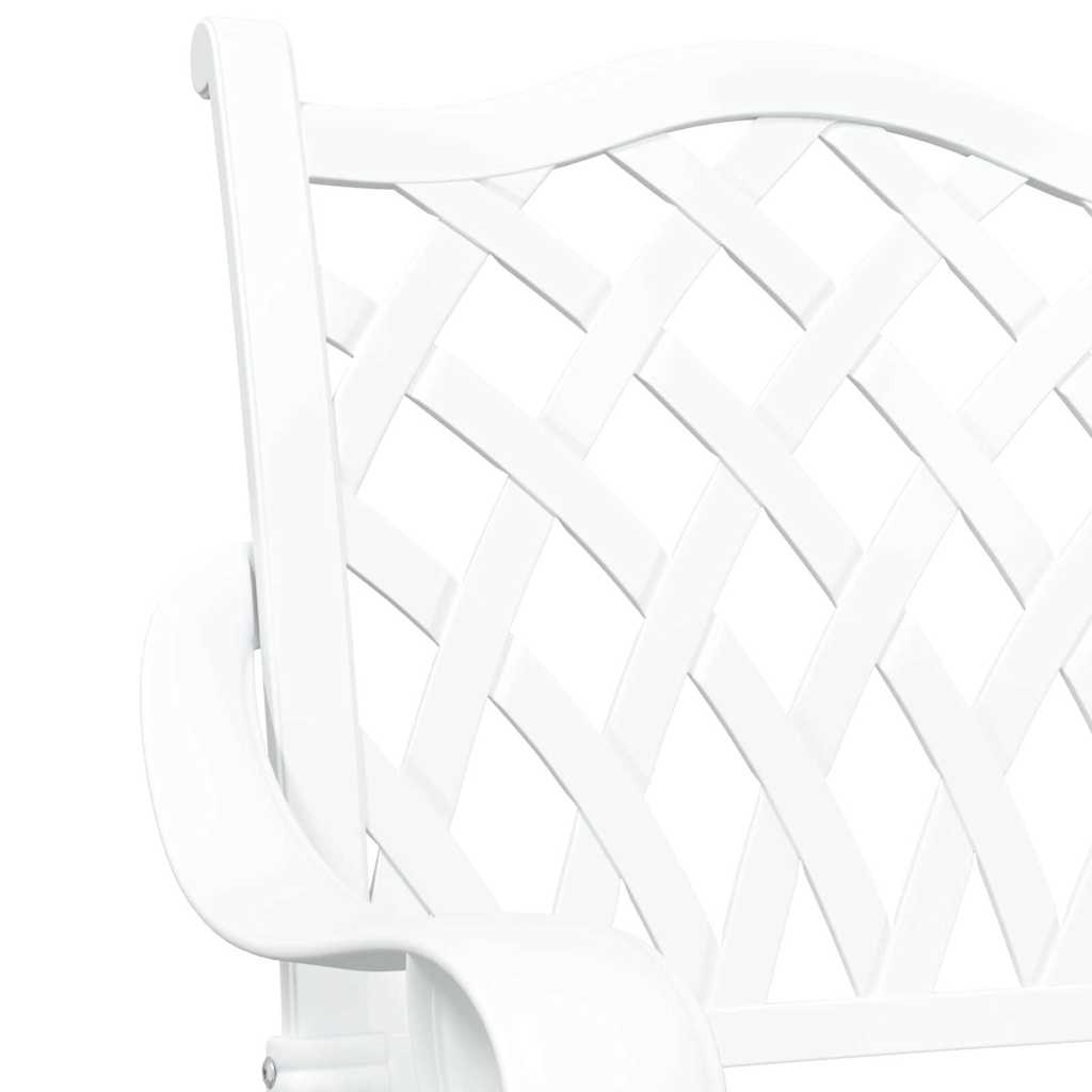 Silla de Jardín 2 pcs 56 x 55 x 92.5cm Aluminio