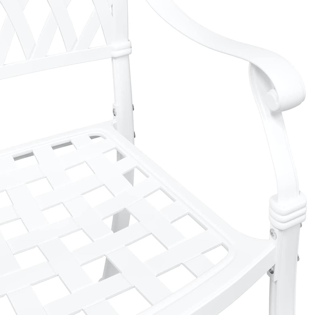 Silla de Jardín 2 pcs 56 x 55 x 92.5cm Aluminio