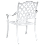 Silla de Jardín 2 pcs 56 x 55 x 92.5cm Aluminio