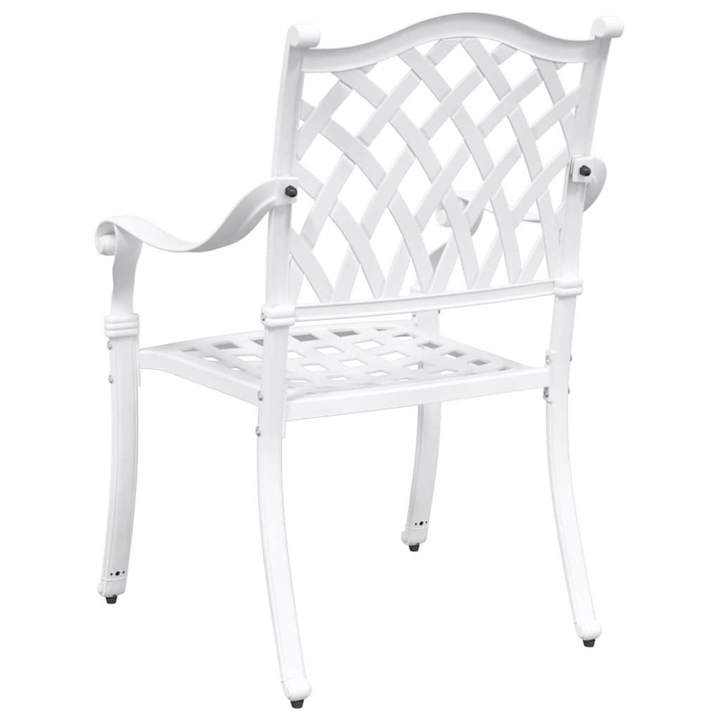 Silla de Jardín 2 pcs 56 x 55 x 92.5cm Aluminio