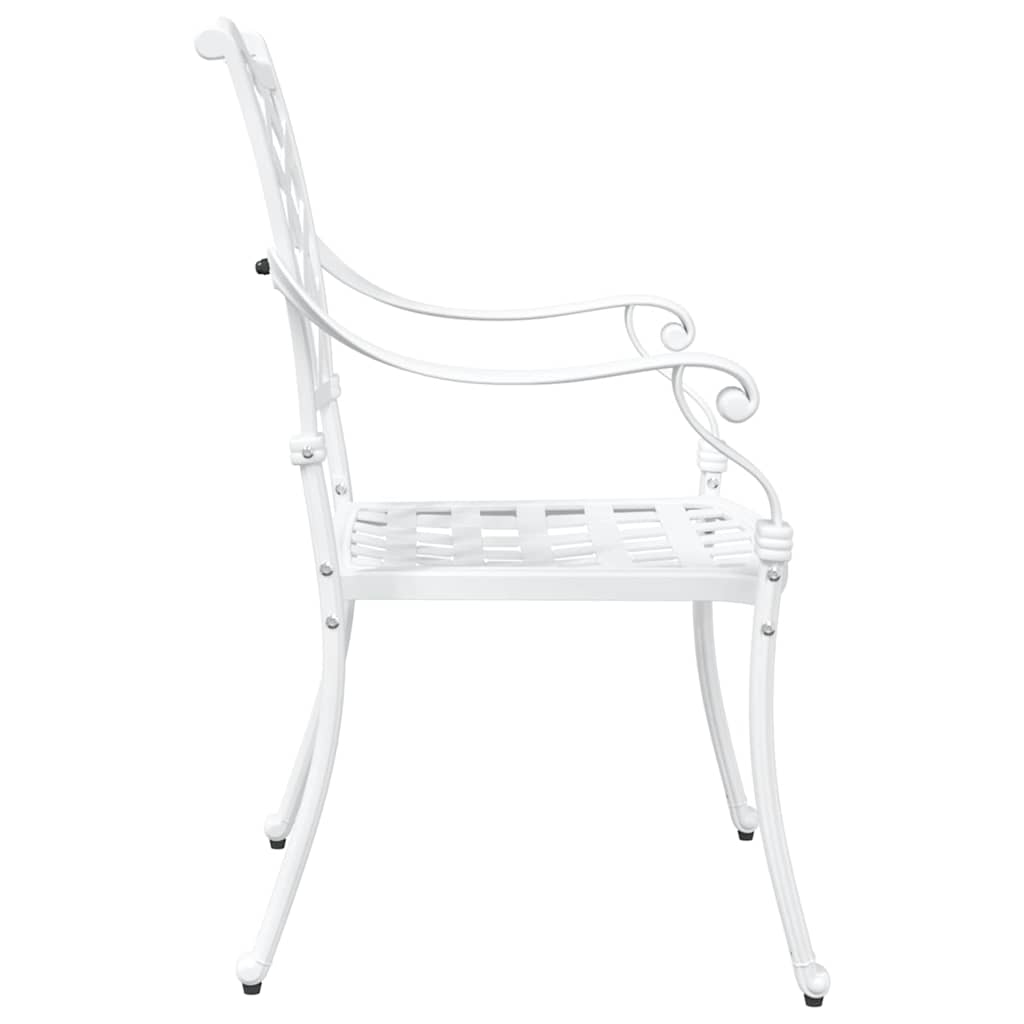 Silla de Jardín 2 pcs 56 x 55 x 92.5cm Aluminio