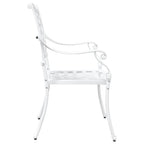 Silla de Jardín 2 pcs 56 x 55 x 92.5cm Aluminio