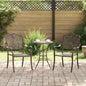 Silla de Jardín 2 pcs Bronce 55 x 55 x 92,5cm Aluminio