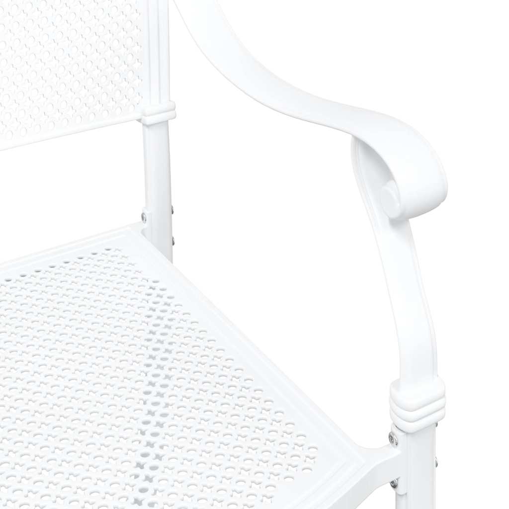 Silla de Jardín 2 pcs 55 x 55 x 92,5cm Aluminio