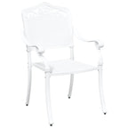 Silla de Jardín 2 pcs 55 x 55 x 92,5cm Aluminio