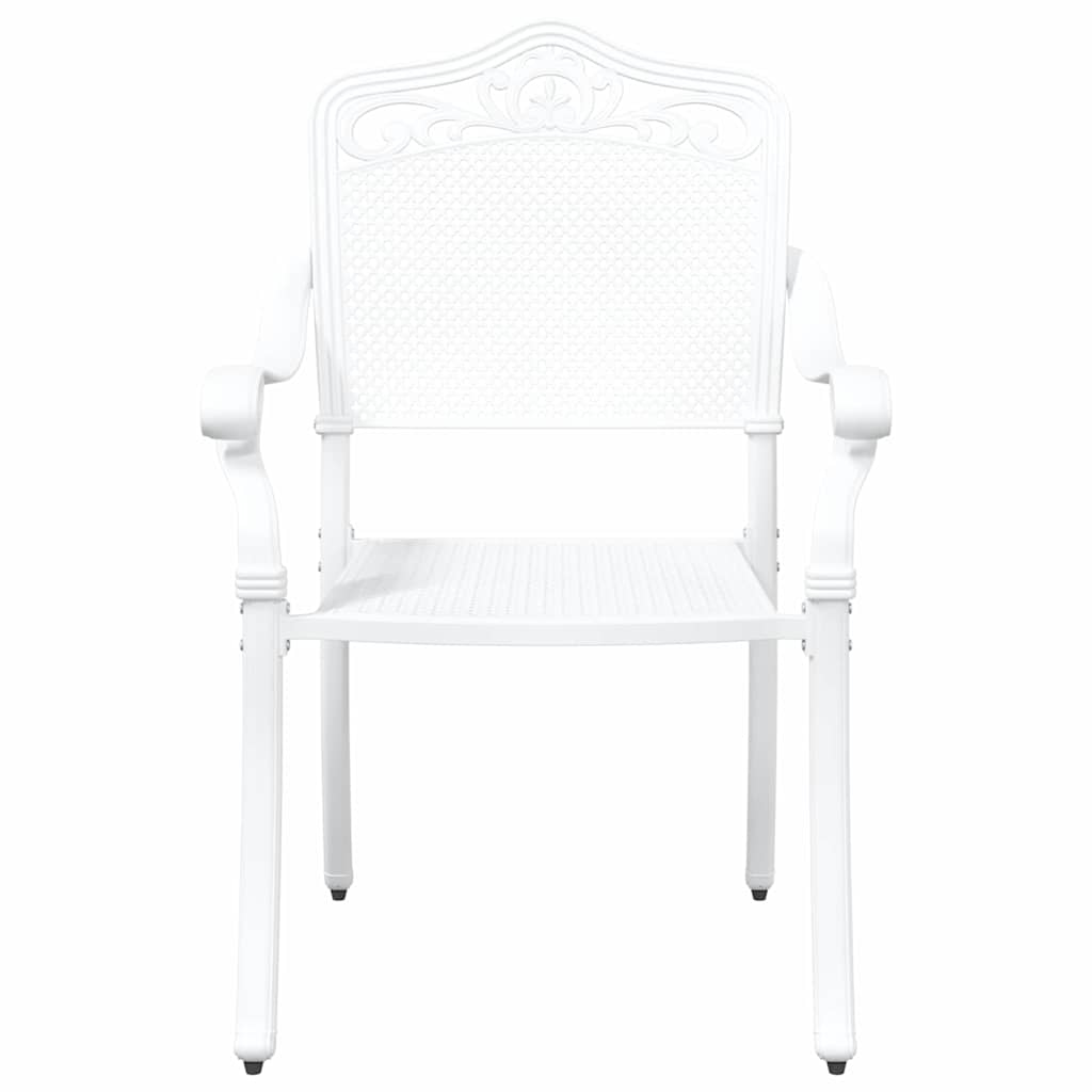 Silla de Jardín 2 pcs 55 x 55 x 92,5cm Aluminio