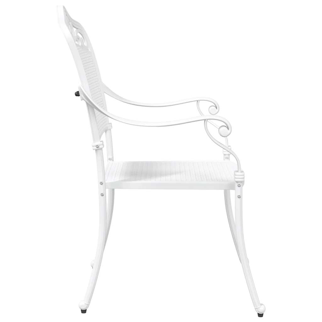 Silla de Jardín 2 pcs 55 x 55 x 92,5cm Aluminio