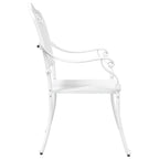 Silla de Jardín 2 pcs 55 x 55 x 92,5cm Aluminio