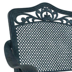 Silla de Jardín 2 pcs Verde 64 x 62 x 93cm Aluminio