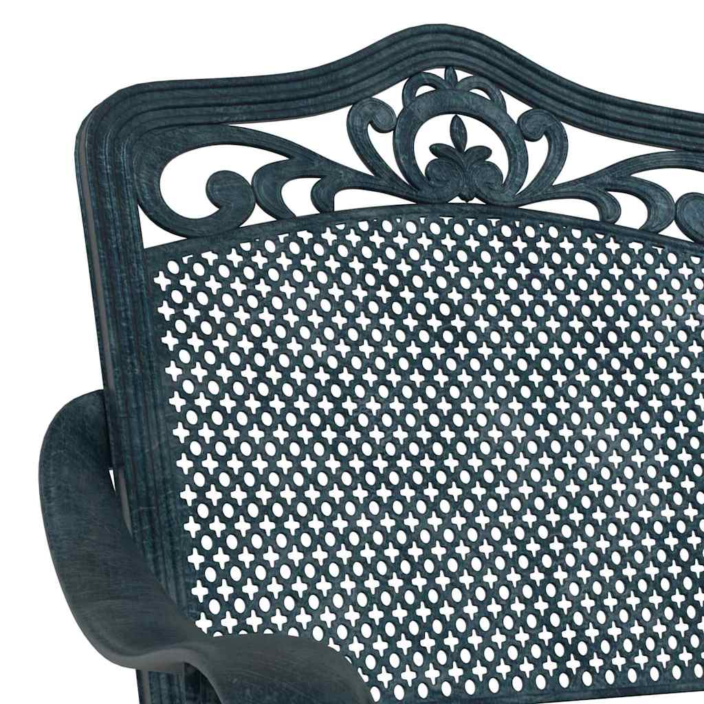 Silla de Jardín 2 pcs Verde 64 x 62 x 93cm Aluminio