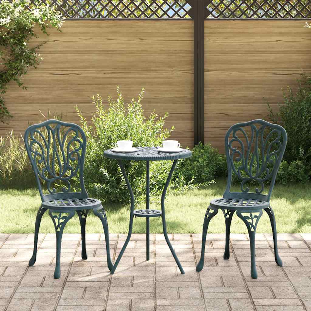 Juego Bistro de Jardín 3 pcs Aluminio