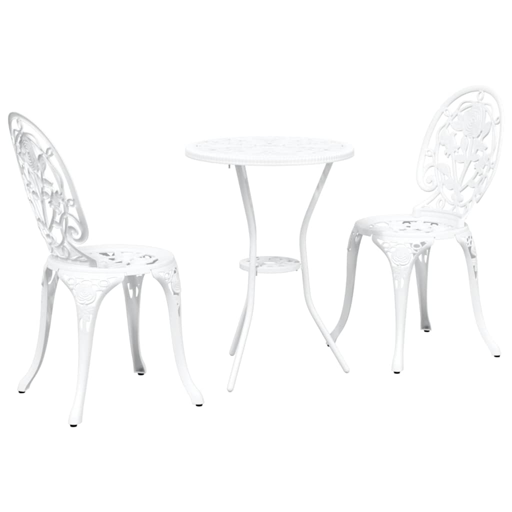 Juego Bistro de Jardín 3 pcs Aluminio
