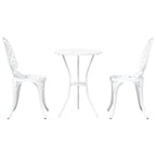 Juego Bistro de Jardín 3 pcs Aluminio