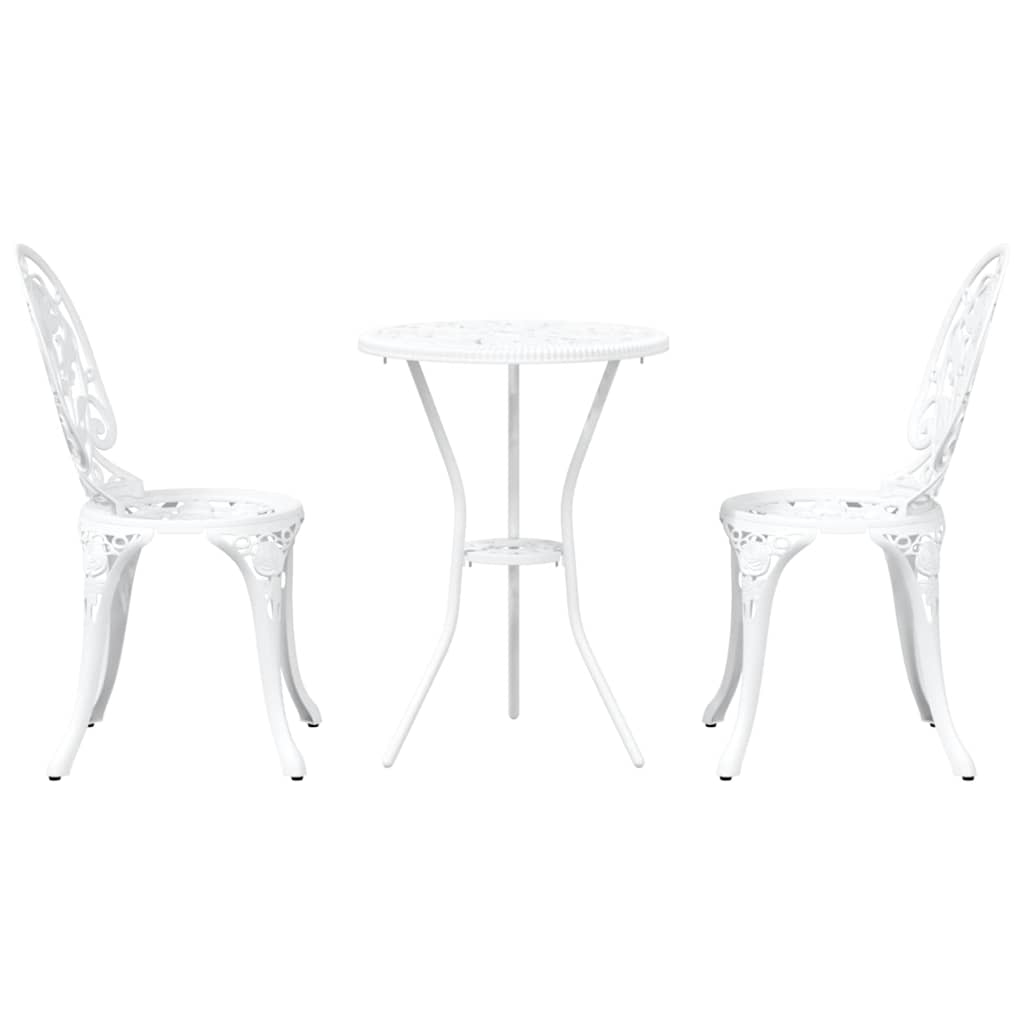 Juego Bistro de Jardín 3 pcs Aluminio