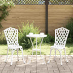 Silla de Jardín 2 pcs 39 x 40 x 87 cm Aluminio