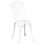 Silla de Jardín 2 pcs 39 x 40 x 87 cm Aluminio