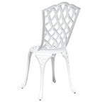 Silla de Jardín 2 pcs 39 x 40 x 87 cm Aluminio