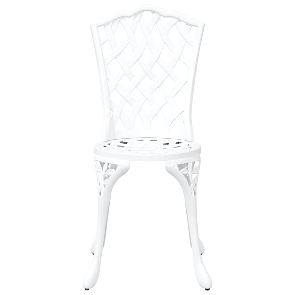 Silla de Jardín 2 pcs 39 x 40 x 87 cm Aluminio