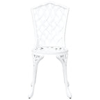 Silla de Jardín 2 pcs 39 x 40 x 87 cm Aluminio