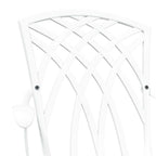 Silla de Jardín 2 pcs 53 x 51 x 88,5cm Aluminio