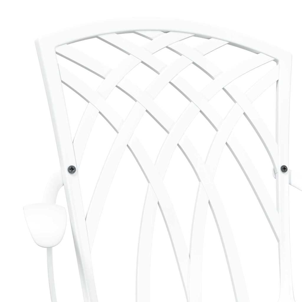 Silla de Jardín 2 pcs 53 x 51 x 88,5cm Aluminio