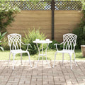 Silla de Jardín 2 pcs 53 x 51 x 88,5cm Aluminio