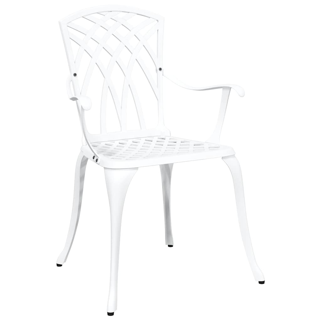 Silla de Jardín 2 pcs 53 x 51 x 88,5cm Aluminio